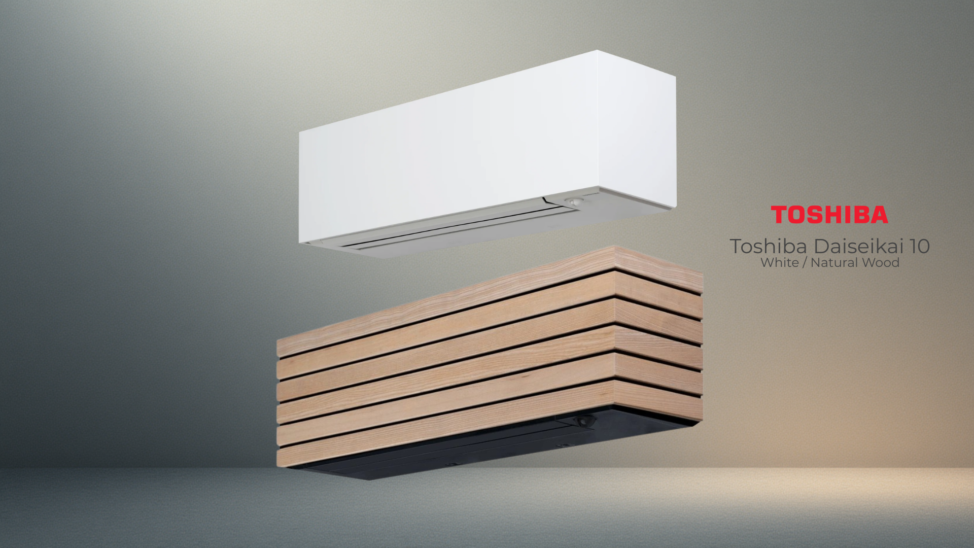 Klimatyzator Toshiba Daiseikai 10 w wersji białej oraz Natural Wood