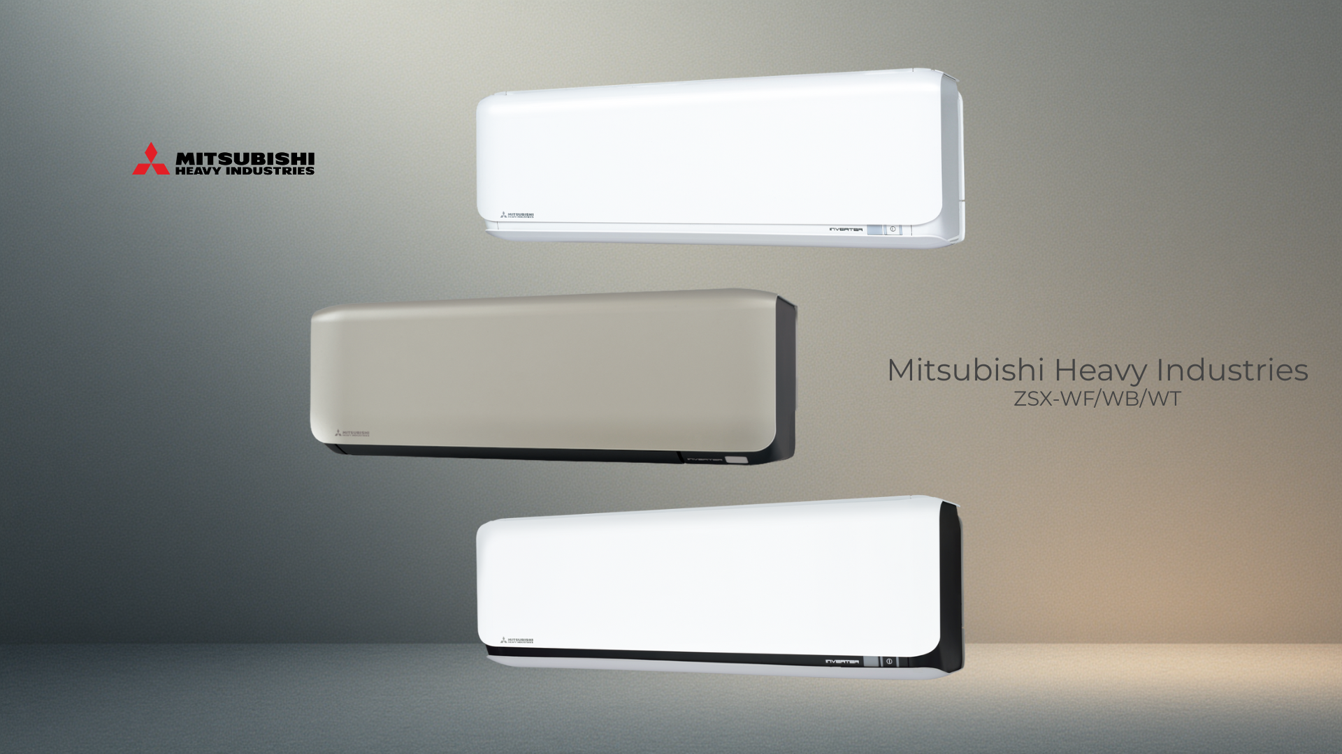 Klimatyzator Mitsubishi Heavy Industries ZSX-W w różnych wersjach kolorystycznych